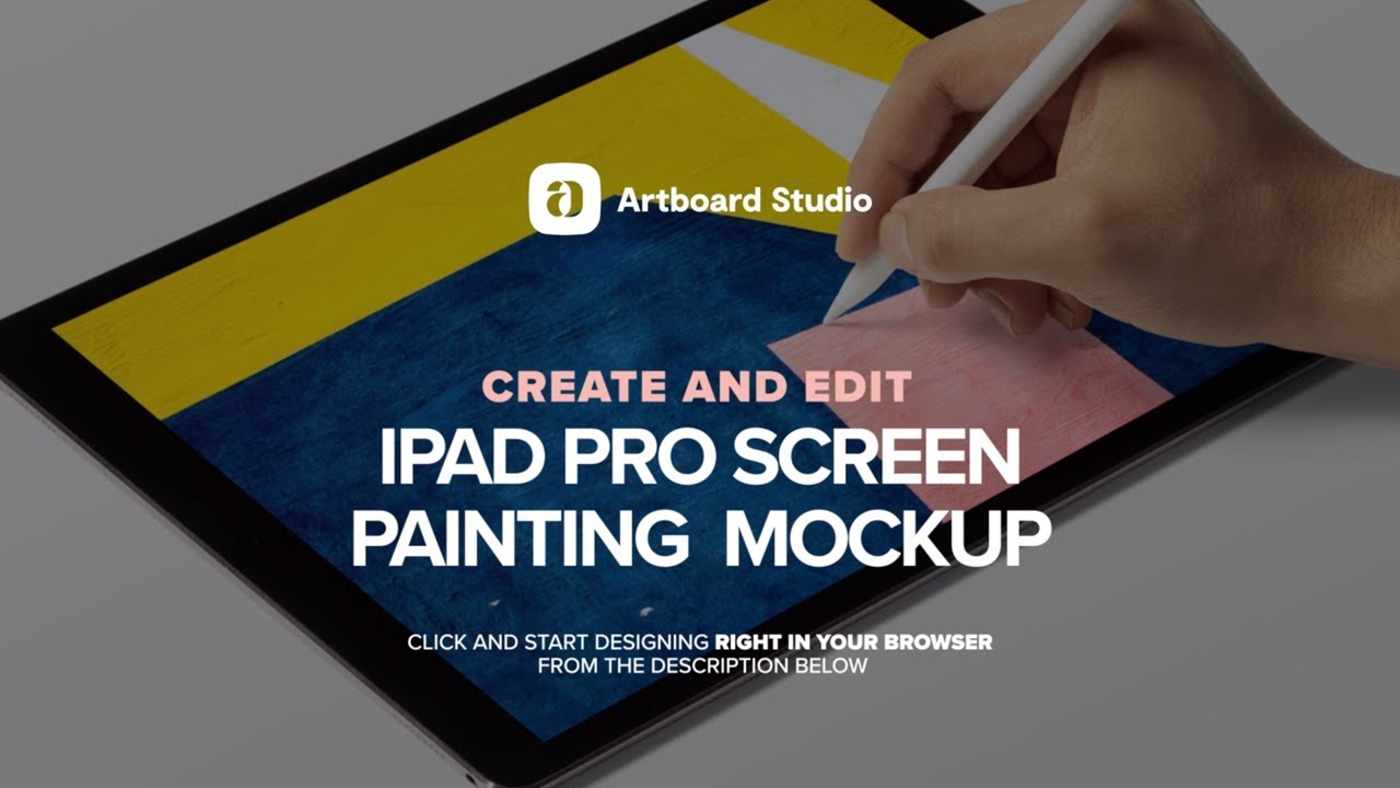 Create iPad Mockup For Your Procreate Painting