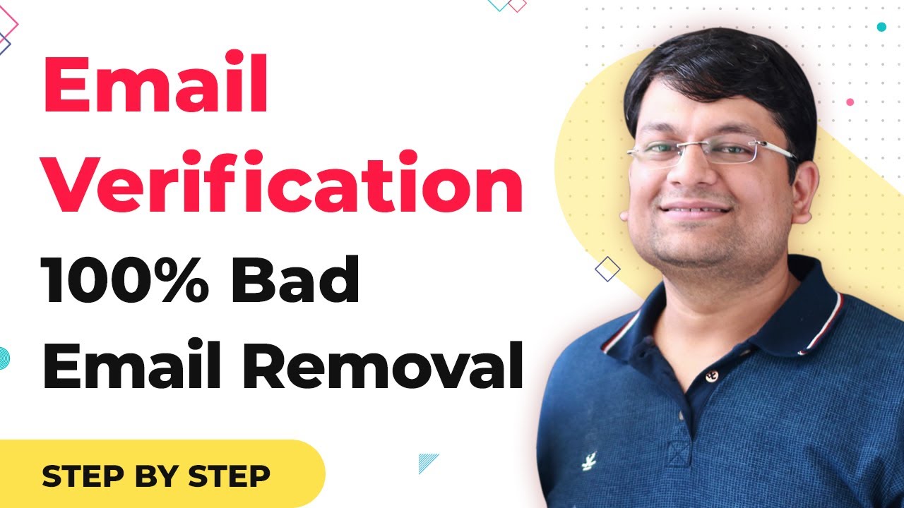 How to do Email Verification and Remove Bad Emails ( 100% Bad Email Cleaning and Removal )
