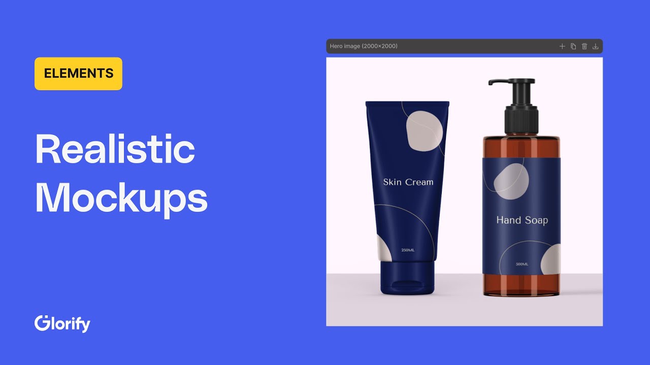 Glorify Elements: How to make realistic mockups