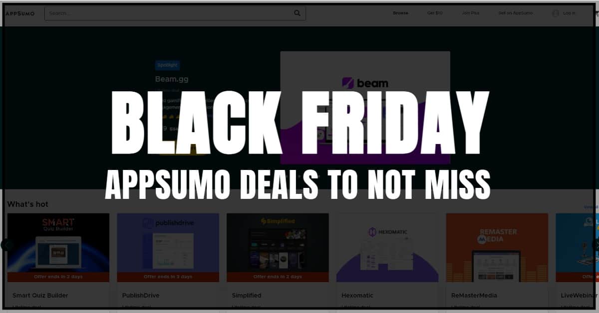 Appsumo Black Friday Deals