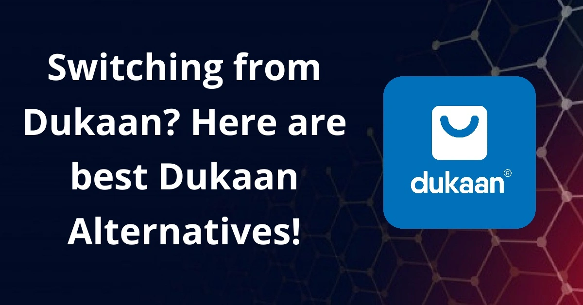 Dukaan Alternatives